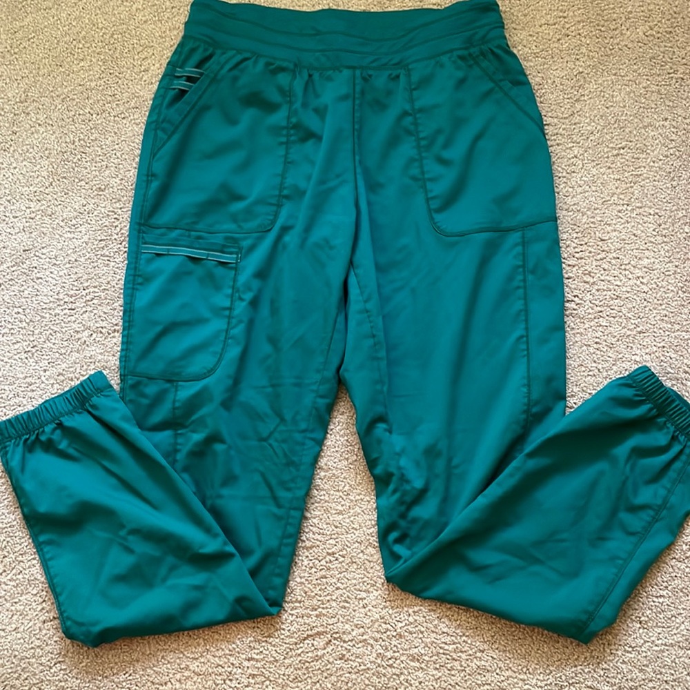 Hunter green scrub pants